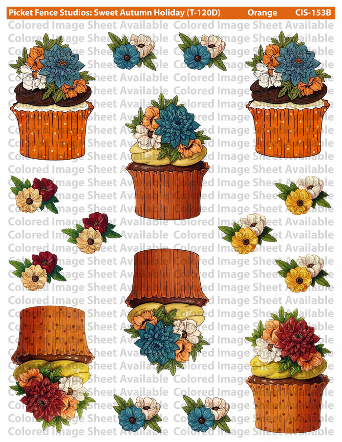 Colored Image Sheet: Sweet Autumn Holiday (Teal/Green)
