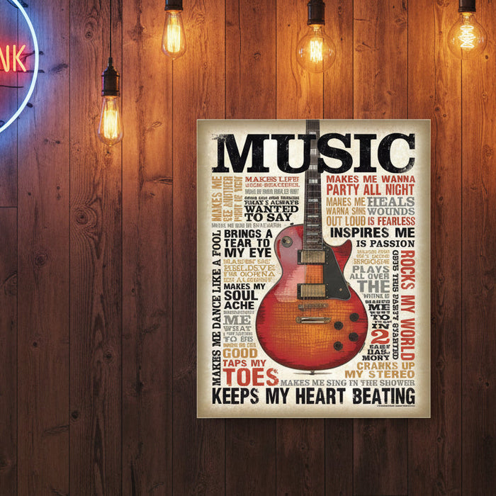 Country Music Metal Sign - The Whiskey Cave