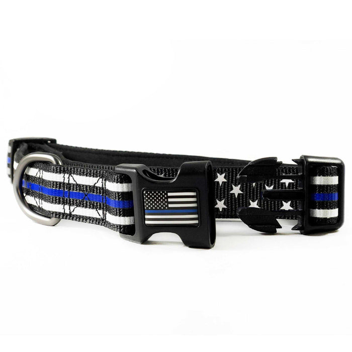 Dog Collar - Stars and Stripes Thin Blue Line