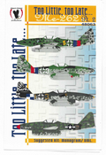 Eagle Strike Me-262 A-1/A-2, Too Little, Too Late Part II Decals 1/48 063