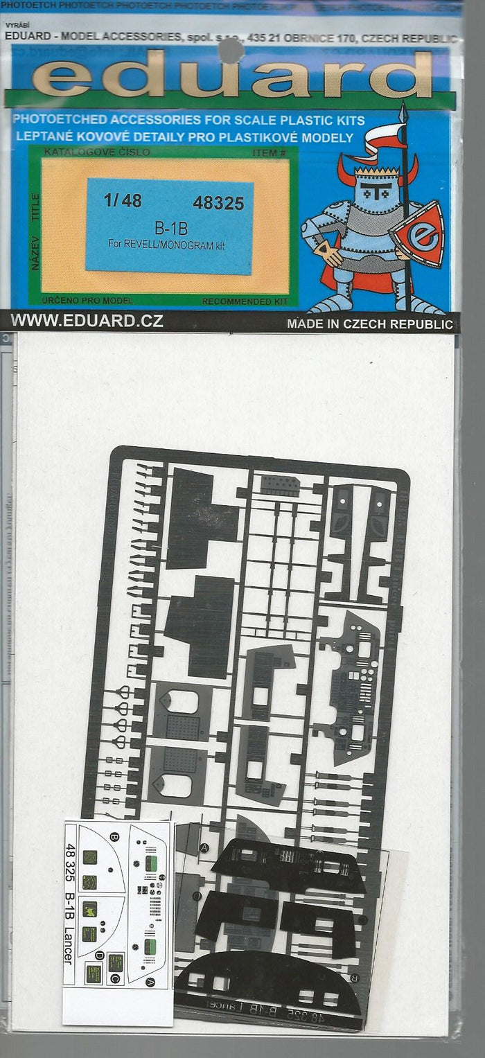 Eduard B-1B Lancer, Photoetch Details 1/48 325