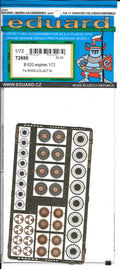Eduard B-52G Photo Etch Engine Details in 1/72 680  For Modelcollect Kit