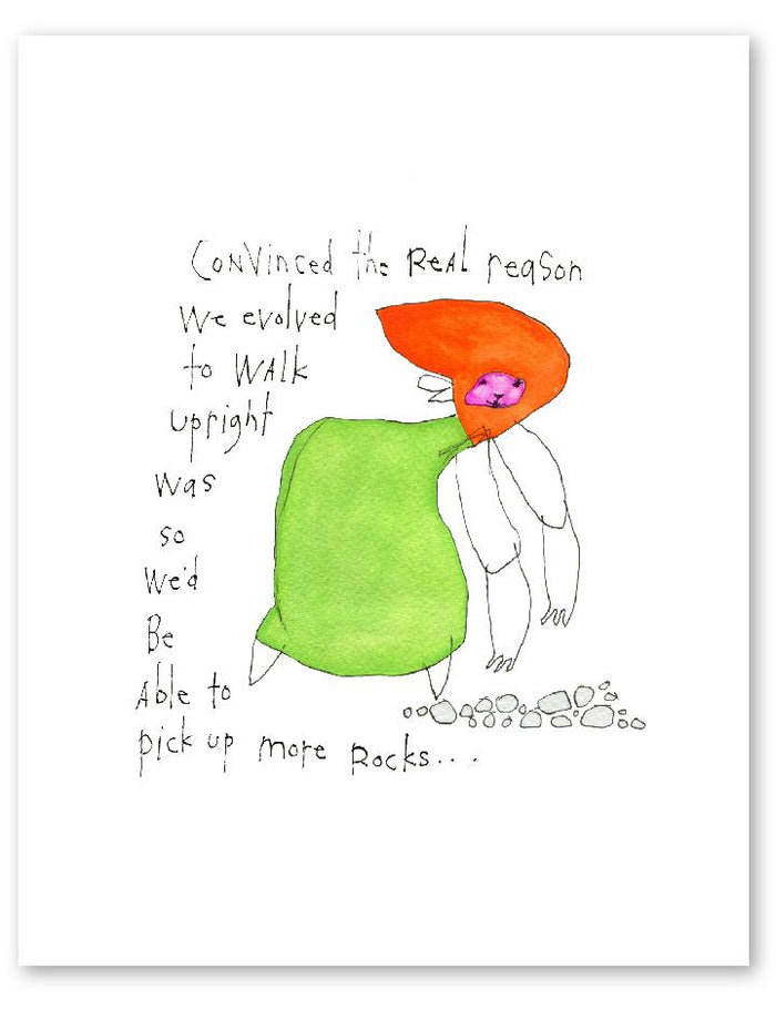 evolution art print