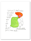 evolution art print