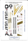 EXPERTS-CHOICE F-106A Delta Dart, 191 FIG 'SIX PACK' MI ANG, Selfridge MI, Decals 1/48 31