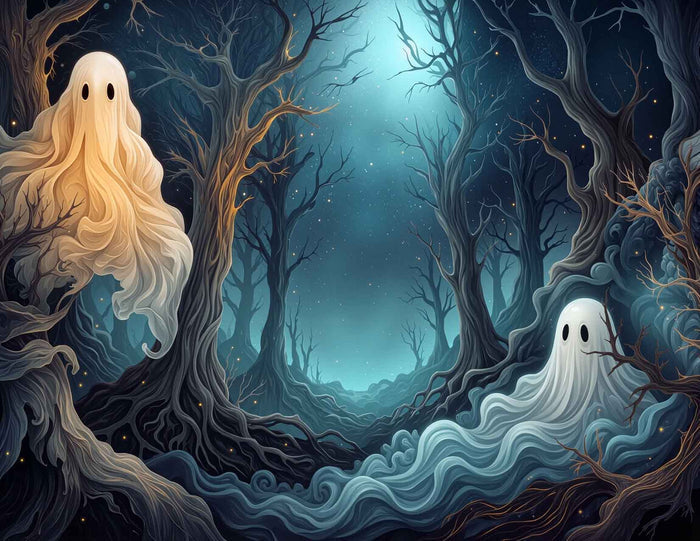 Fabulously Glossy A2 Card Fronts: Ghostly Friends