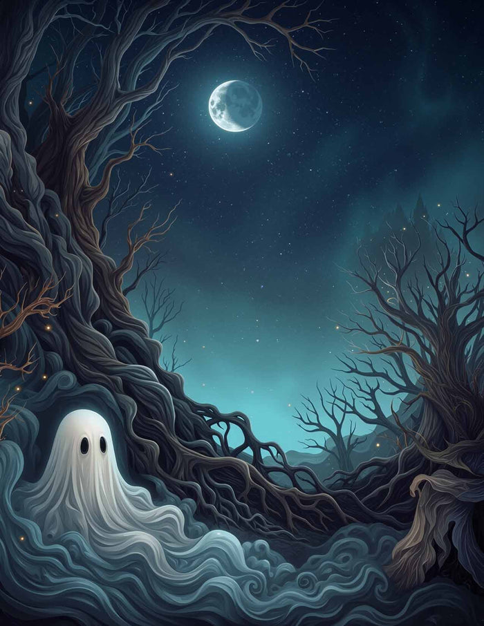 Fabulously Glossy A2 Card Fronts: Ghostly Friends