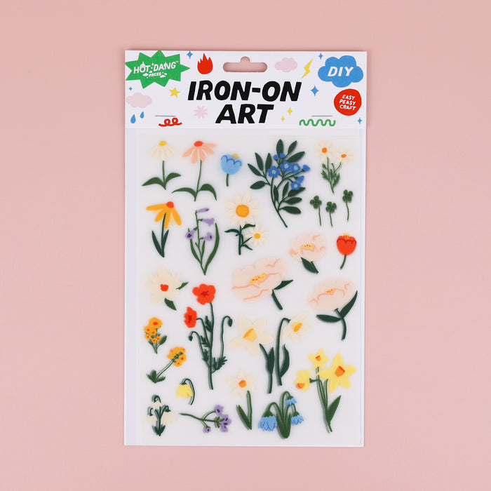Flowers Always Iron-Ons - Two Sheets