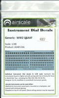 Generic WWII USAAF Instrument Dial Decals 1/48