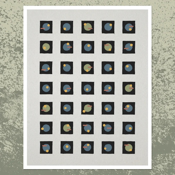 ‘Ghost Notes’ No. 0002 Giclee Print by Kris Johnsen