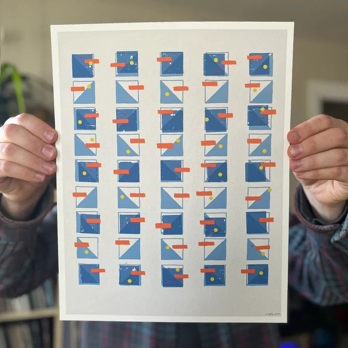 ‘Ghost Notes’ No. 0003 Giclee Print by Kris Johnsen
