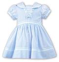 Girls Light Blue Nautical Dress
