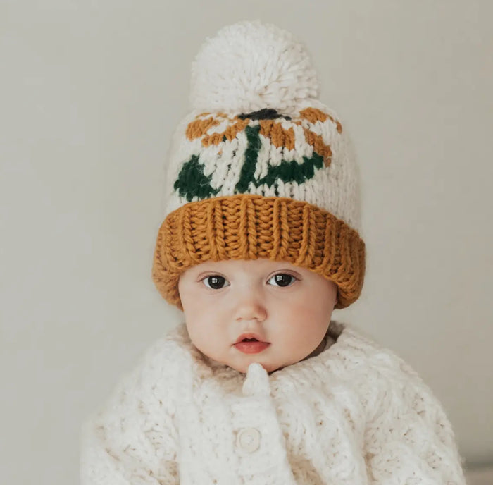 Gold Coneflower Beanie