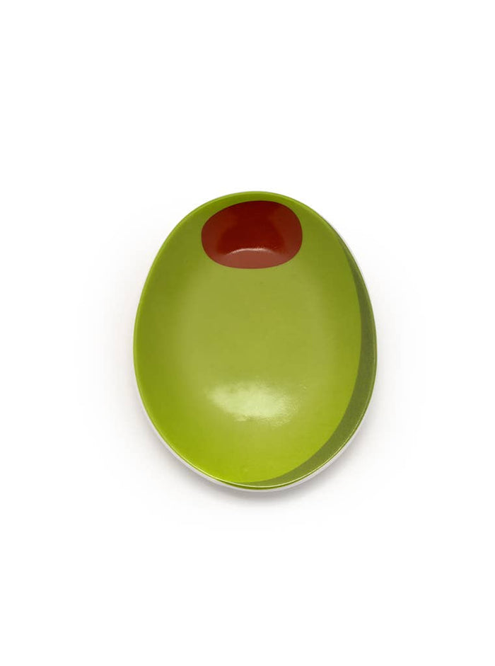 Green Olive Ceramic Trinket Tray