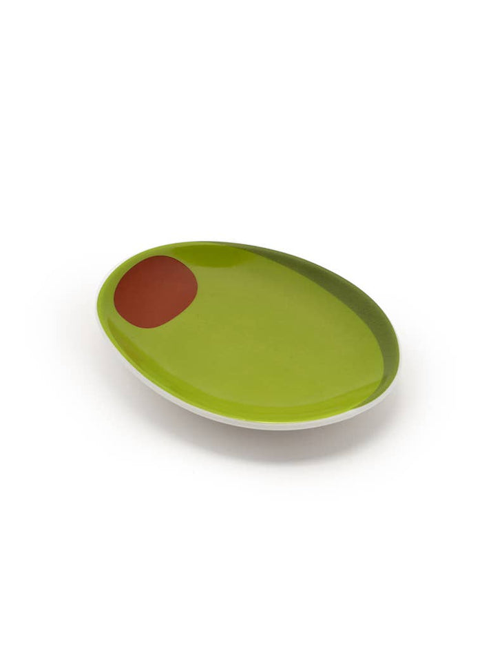 Green Olive Ceramic Trinket Tray