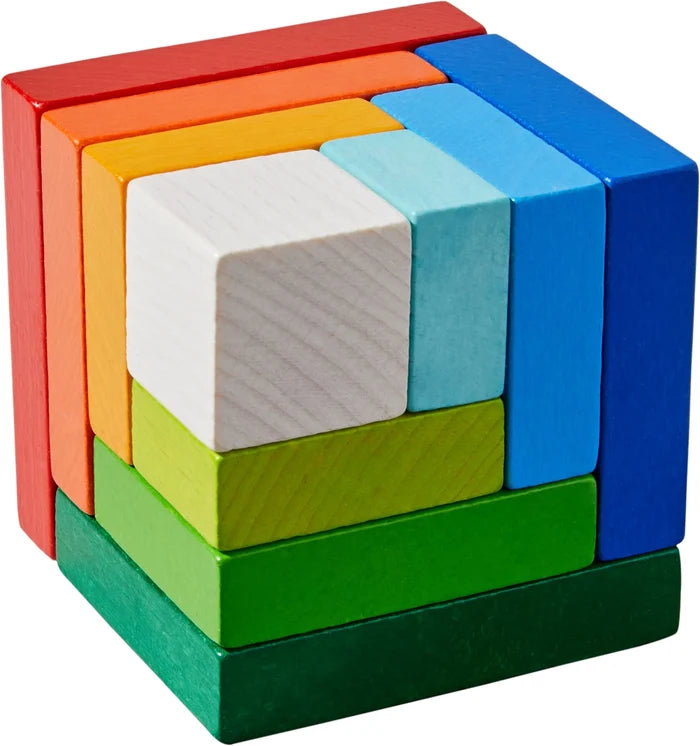 HABA 3D Arranging Game Rainbow Cube