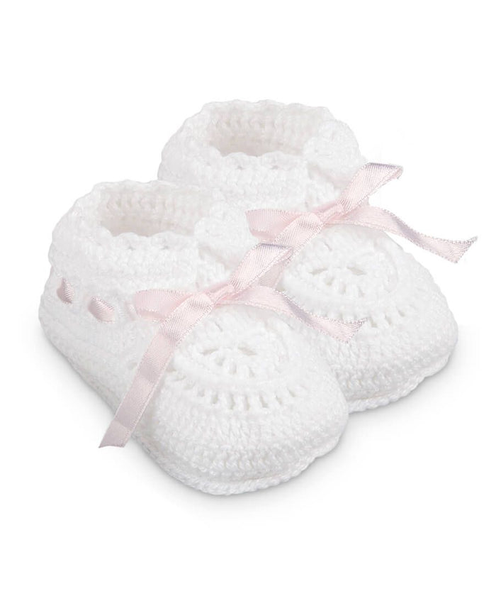 Hand-Crochet Baby Booties