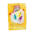 here to be art print