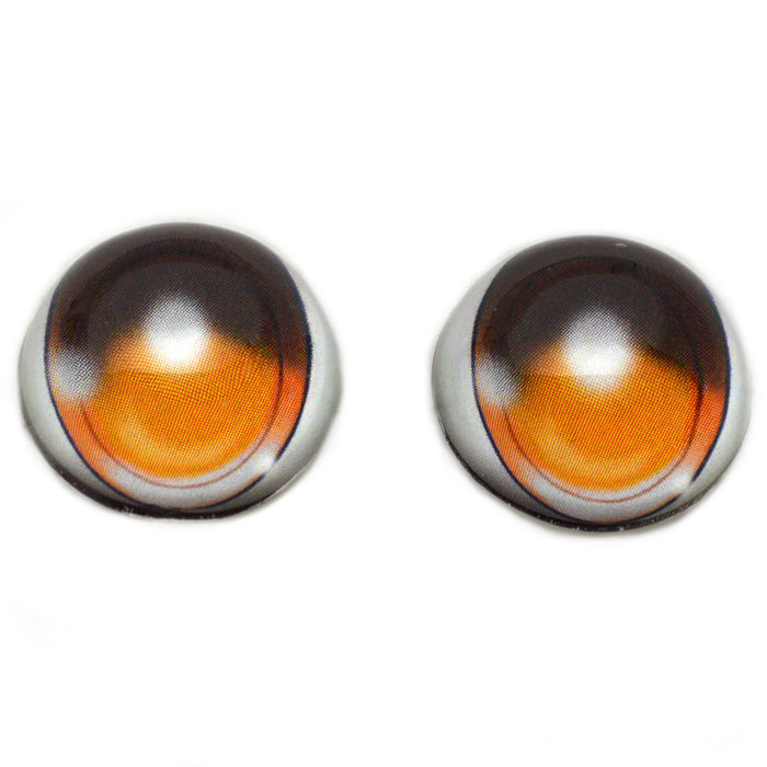 High Domed Orange Manga Doll Glass Eyes