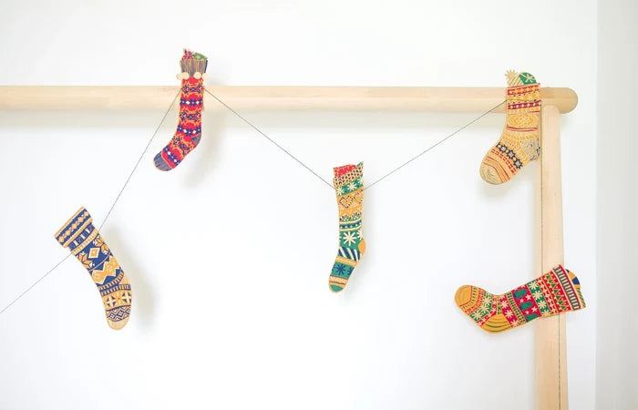 Holiday Recycled Paper Garland