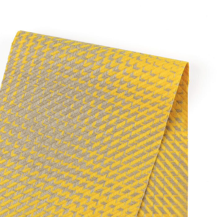 Houndstooth Check Wool/Poly - Honeybee (Pieces)