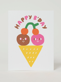 Ice Cream Birthday Wishes Card