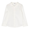 Il Gufo Kids Girl's Scalloped Collar Poplin Shirt - 5Y/6Y