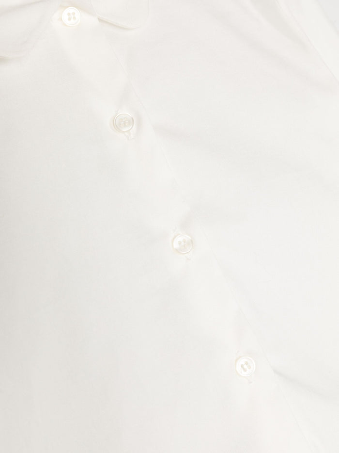 Il Gufo Kids Girl's Scalloped Collar Poplin Shirt - 5Y/6Y