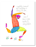 interpretive dance art print