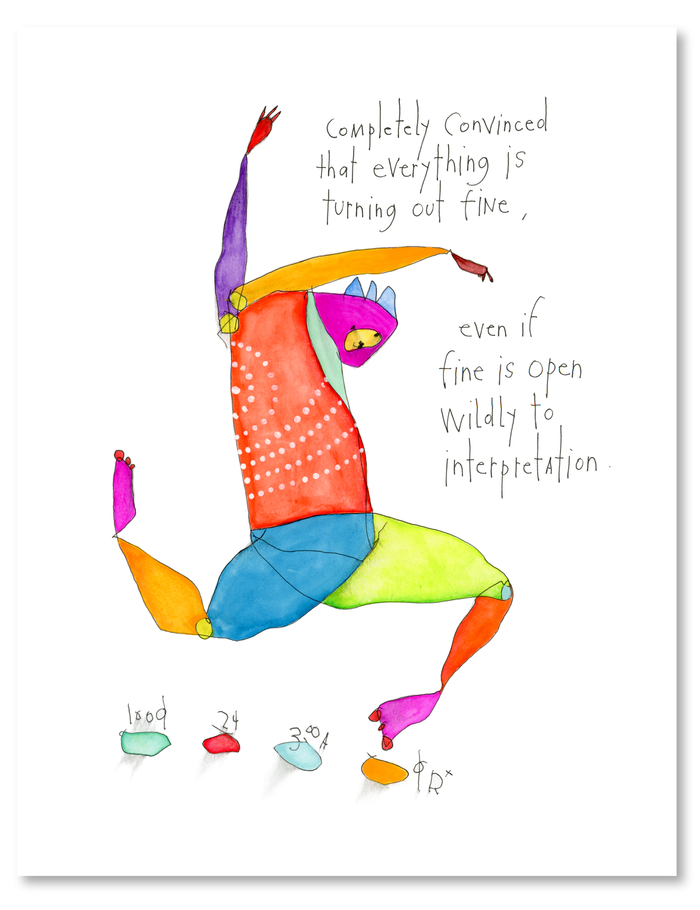 interpretive dance art print