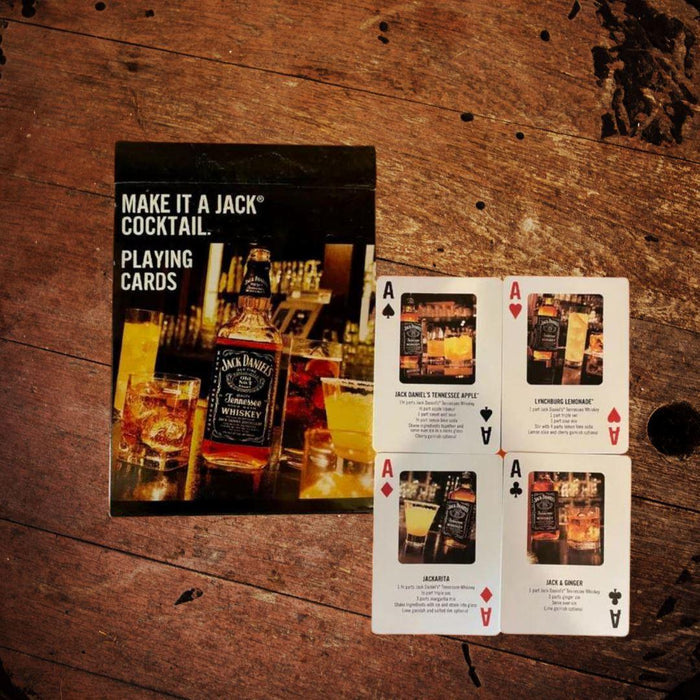 Jack Daniel’s 2007 Sealed Deck of Cards with JD Drink Recipes - The Whiskey Cave