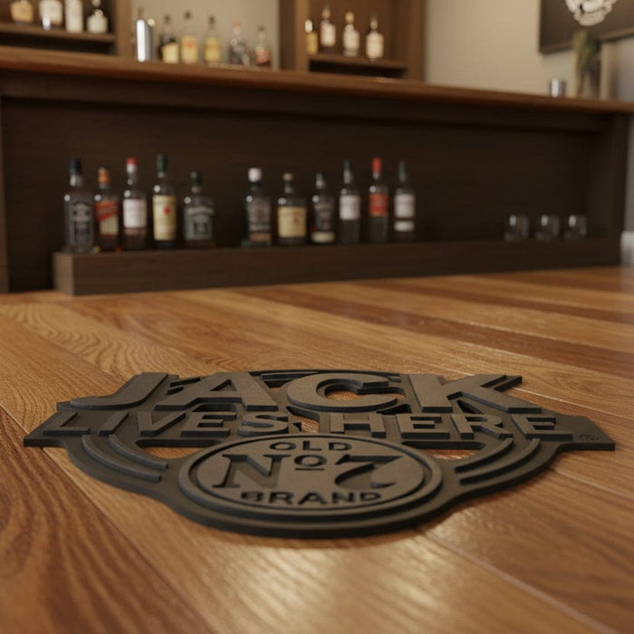 Jack Daniel’s Lives Here Floor Mat - The Whiskey Cave