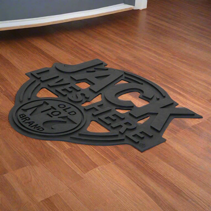 Jack Daniel’s Lives Here Floor Mat - The Whiskey Cave