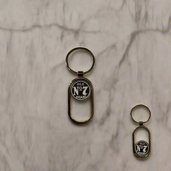 Jack Daniel's Metal Sliding Key Ring - The Whiskey Cave