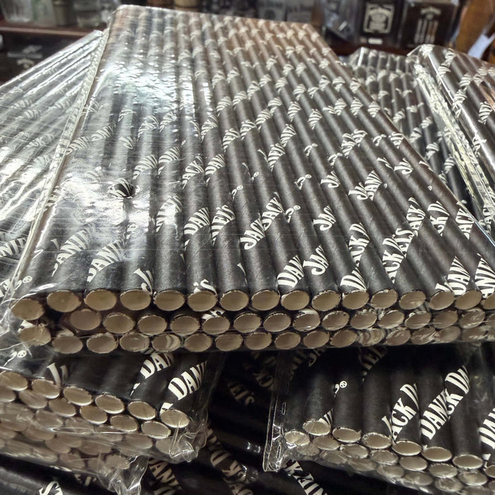 Jack Daniel’s pack of 50 Paper Straws - The Whiskey Cave