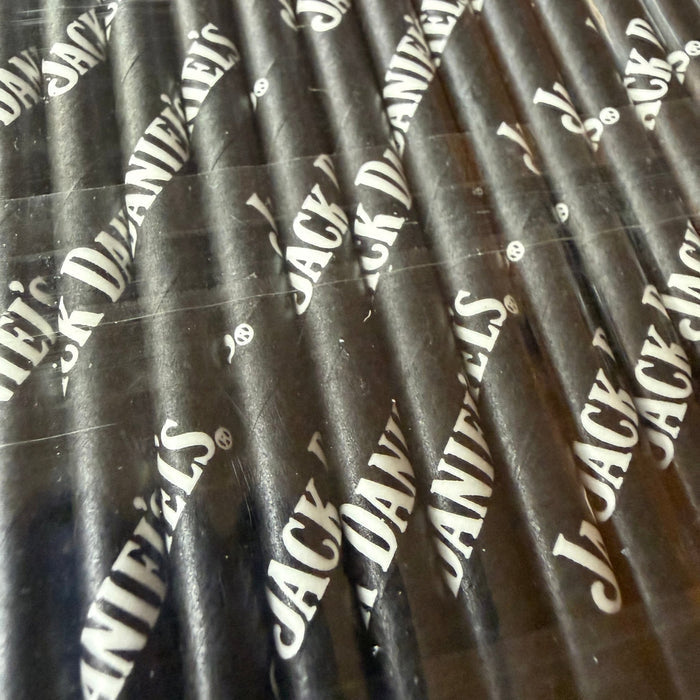 Jack Daniel’s pack of 50 Paper Straws - The Whiskey Cave