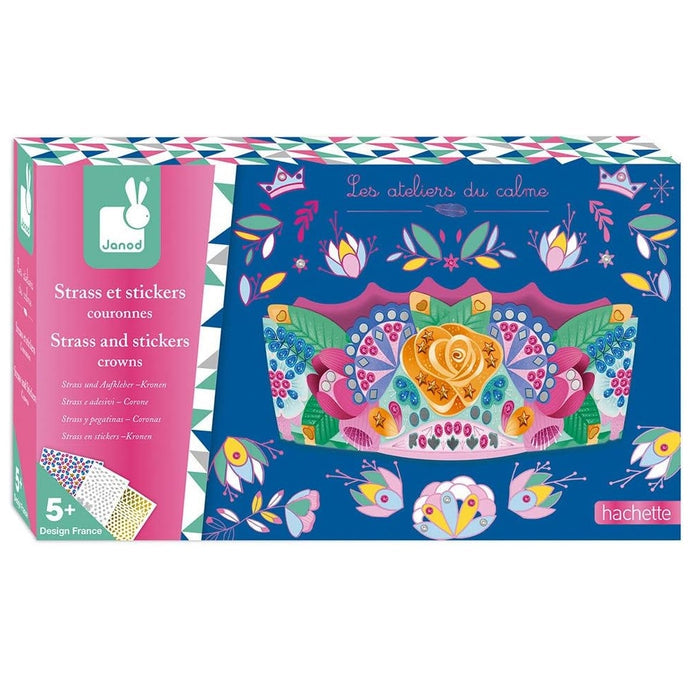 Janod Crowns Arts Strass and Stickers Set Age 5+