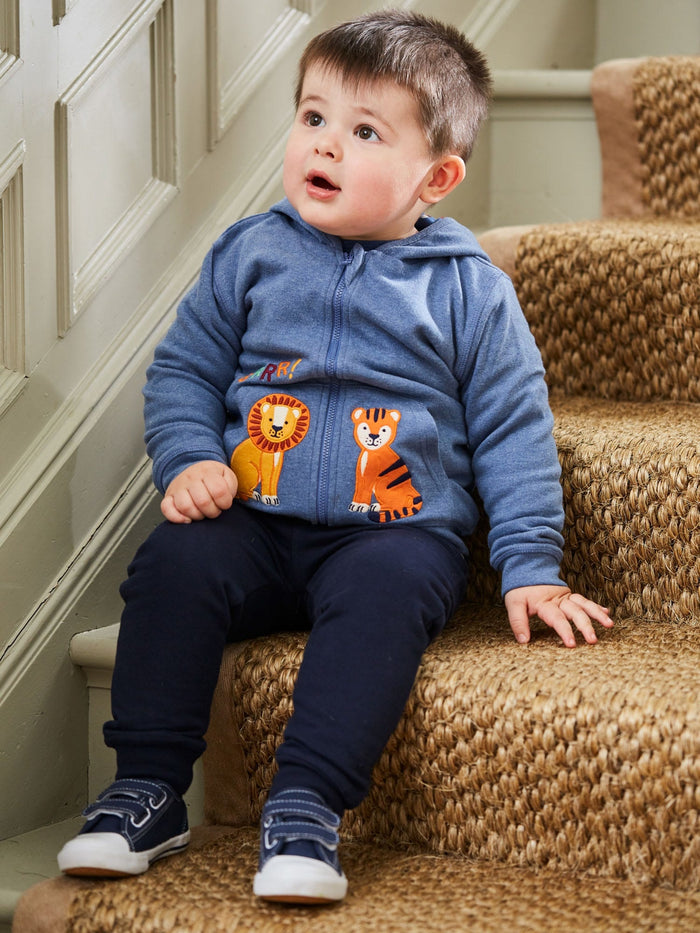 Jojo Maman Bebe 2-Pack Cargo Joggers in Blue+Navy
