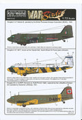 Kits - World Douglas C-47 Dakota, DC-3 Decals 1/72, 3 Options 172127