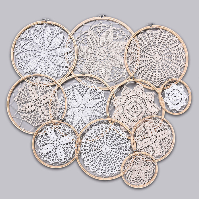 Large Lace Dream Catcher Set - Cozy Nursery