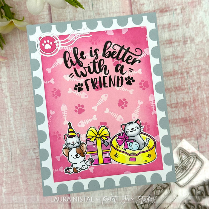 Life is Better with a Furry Friend with Coordinating Die Set