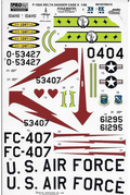Loose, Box Stock, Pro Modeler F-102A Delta Dagger Case X Decals 1/48 88100700310