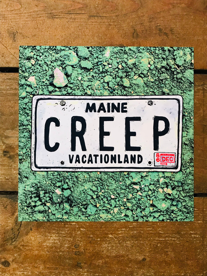 Maine CREEP 8x8in Giclee Print