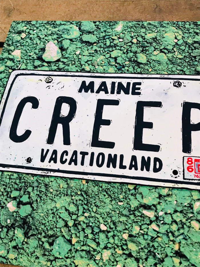 Maine CREEP 8x8in Giclee Print