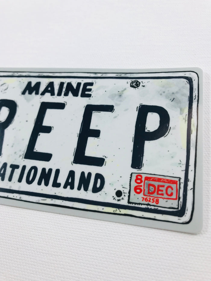 Maine CREEP SHOW Vinyl Sicker