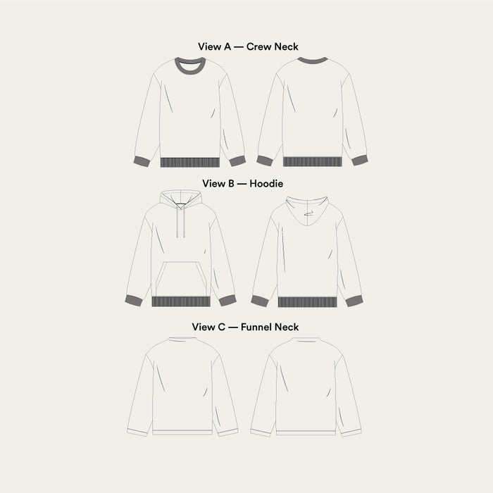 Make by TFS - Cloud Sweatshirt/PDF