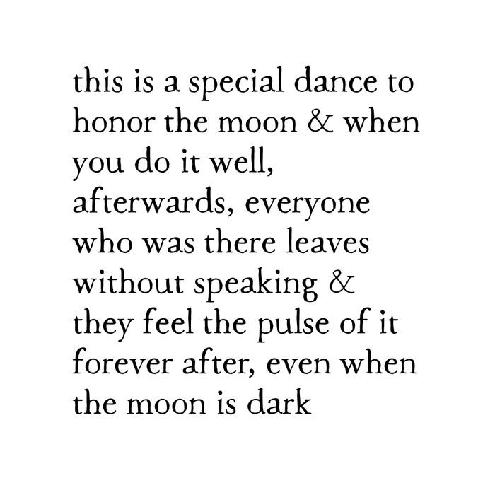 moon dance art print