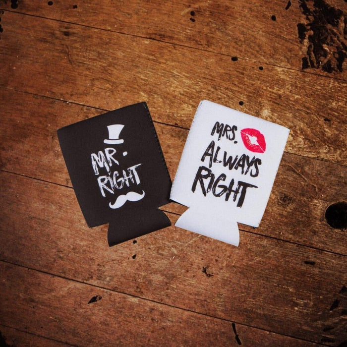 Mr and Mrs Koozies - set of 2 - The Whiskey Cave