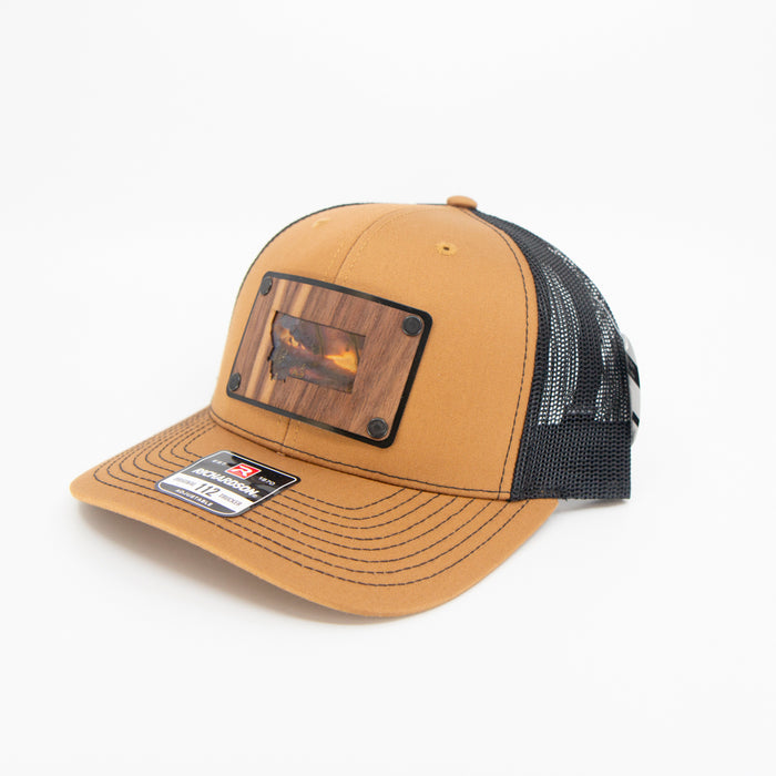 MT Walnut & Bamboo Copper Caramel Trucker