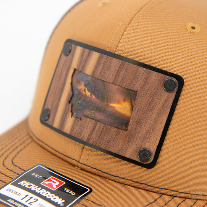 MT Walnut & Bamboo Copper Caramel Trucker